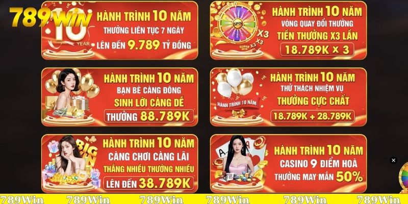 Đa dạng ưu đãi tặng thưởng lớn